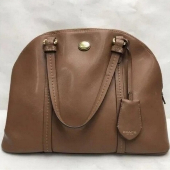 Coach Tan Satchel Bag. ** SEE PHOTOS - Picture 1 of 12